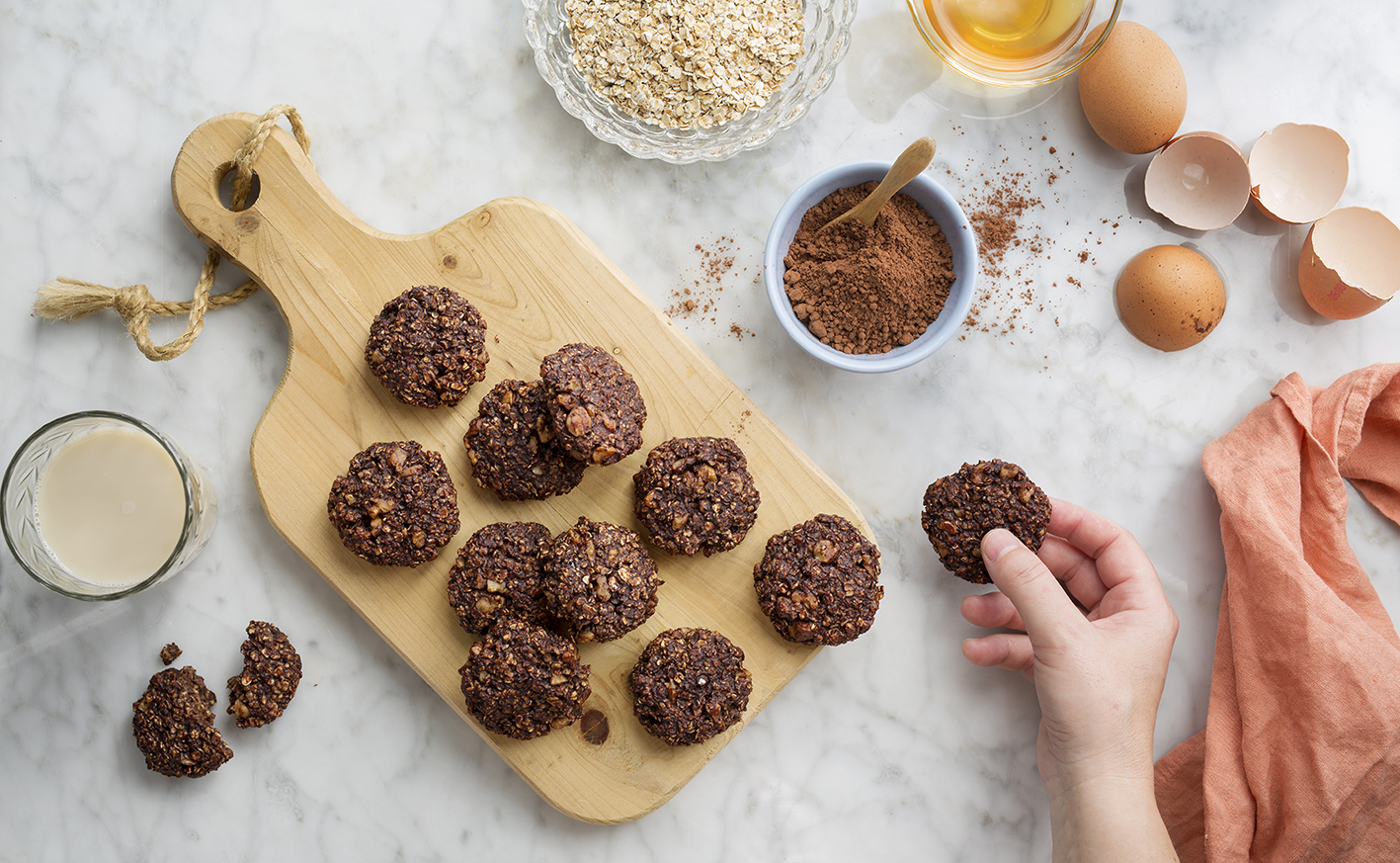 Healthy chocolate cookies recipe
