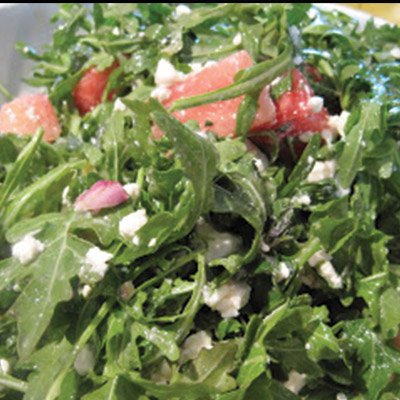 Arugula, Watermelon and Feta Salad