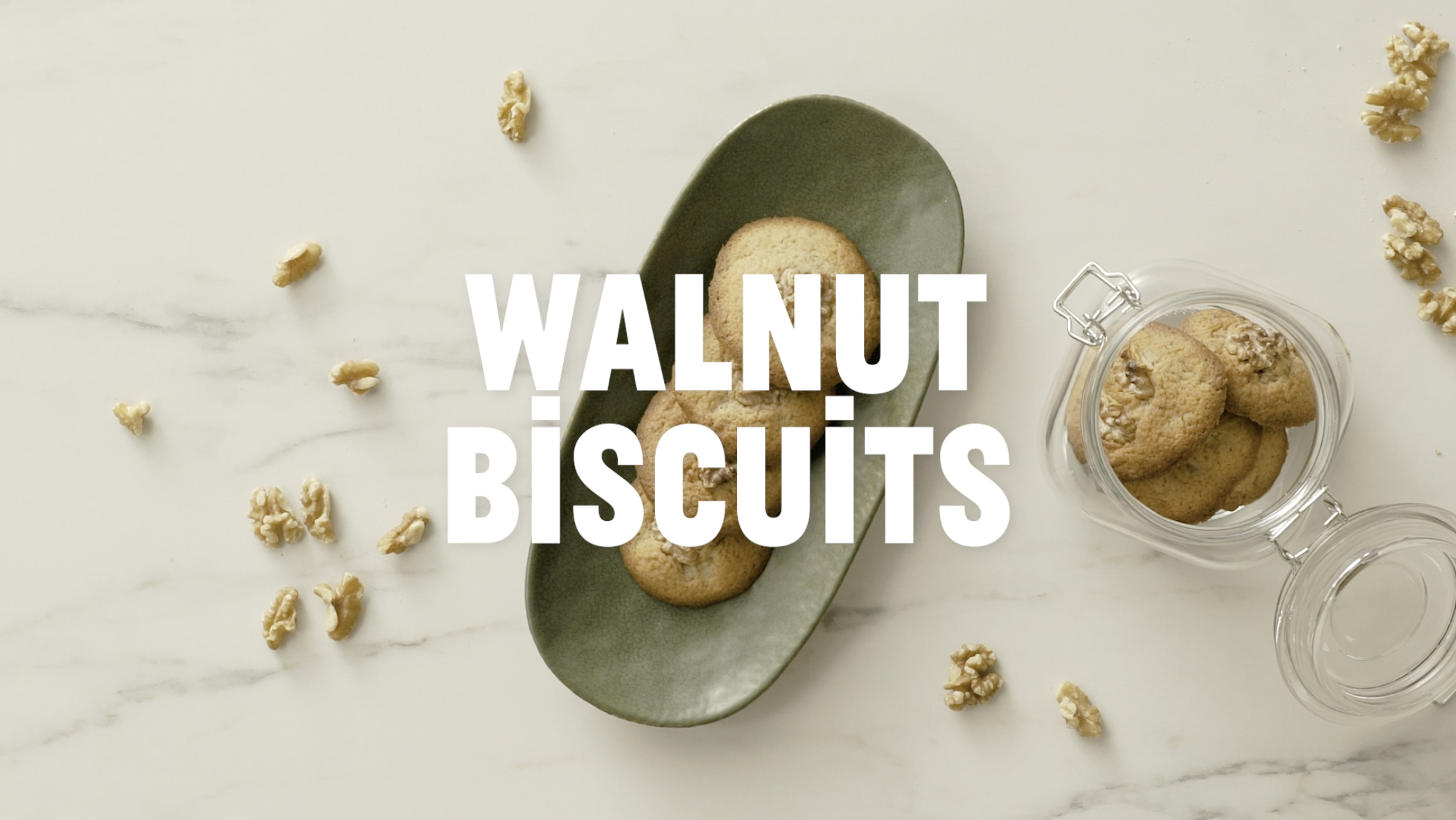 Walnut biscuits