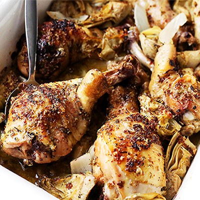 Chicken with Artichokes