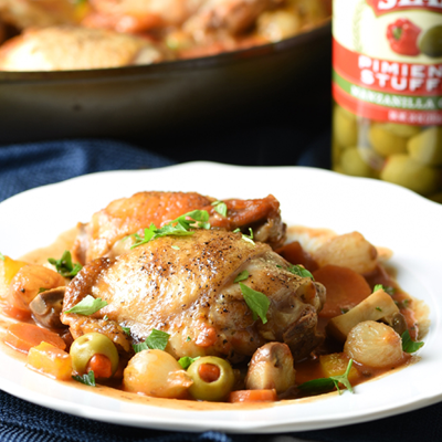 One-Pan Chicken Cacciatore
