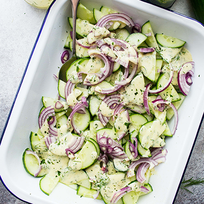 Creamy Cucumber Salad