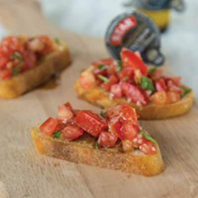 Easy Balsamic Bruschetta