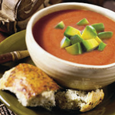 Gazpacho with California Avocado