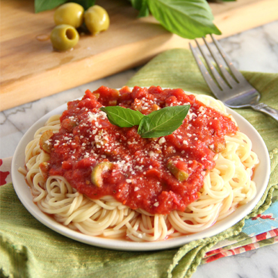 Garlic &#038; Basil Tomato Sauce
