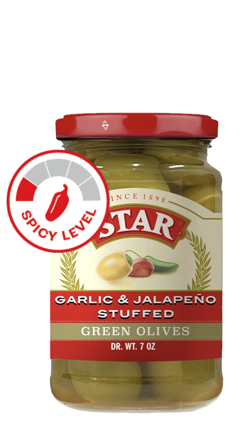 Garlic &amp; Jalapeño Stuffed Olives