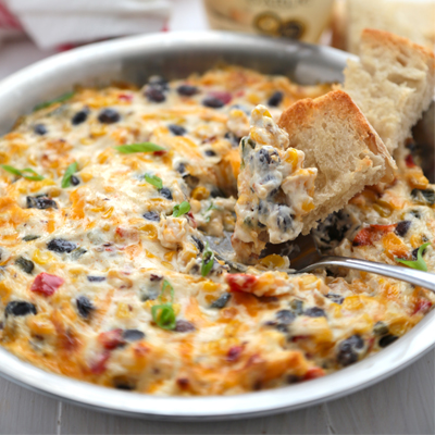 Garlic Roasted Southwest Veggie Dip
