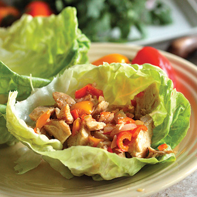 Ginger-Soy Asian Lettuce Wraps