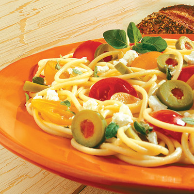 Goat Cheese Tomato Pasta