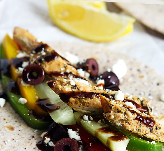 Greek Chicken Tacos