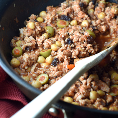 Ground Turkey Picadillo