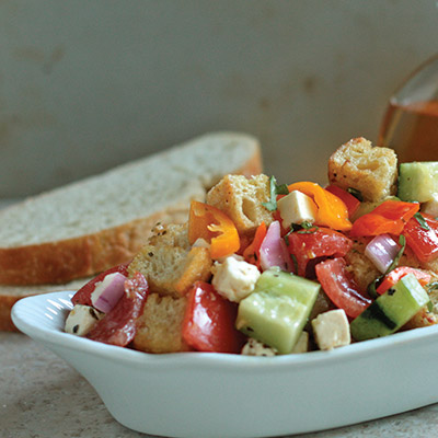 Mediterranean Pepper Panzanella
