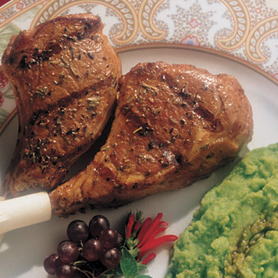Balsamic Basil Lamb Chops