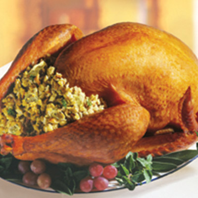Roast Turkey with Artichoke Stuffing