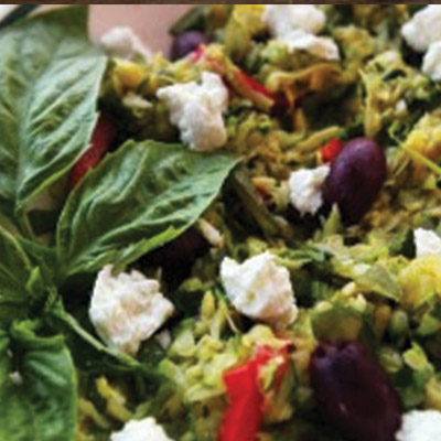 Sautéed Summer Vegetables With Goat Cheese