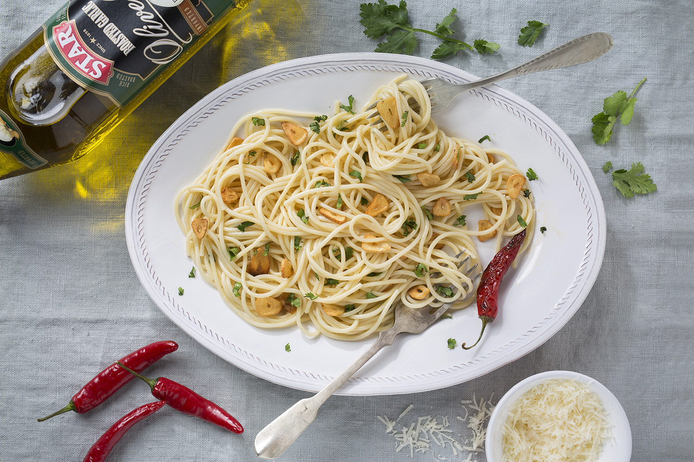 Tasty, quick and easy ‘spaghetti aglio e olio’