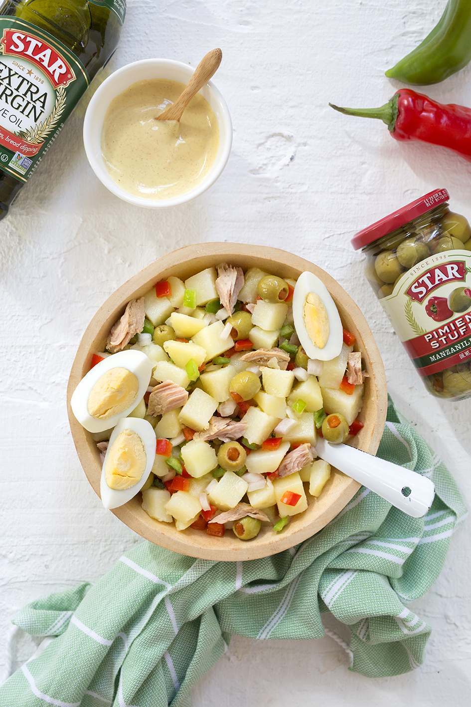 Refreshing potato salad