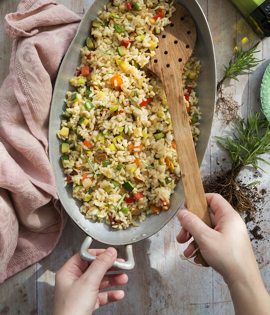 Easy vegetable fried rice