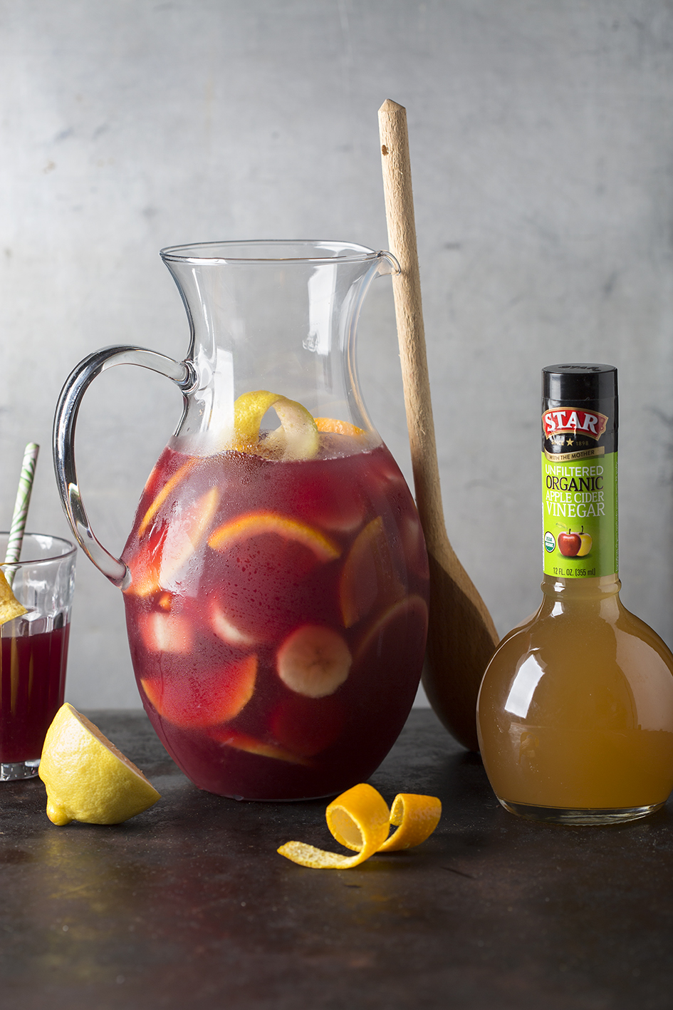 Apple cider sangría