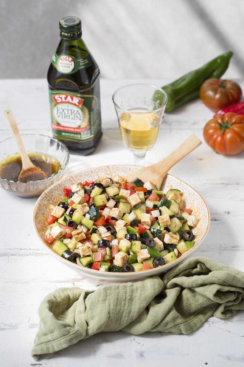 Delicious cucumber salad