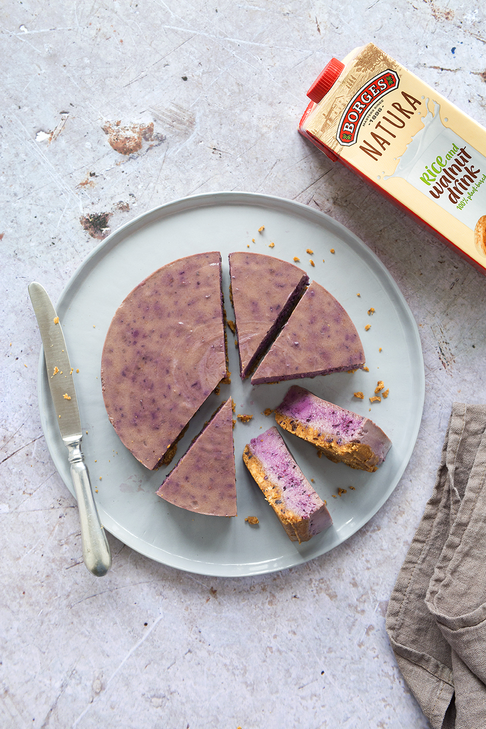 Quick, easy and healthy cranberry tart