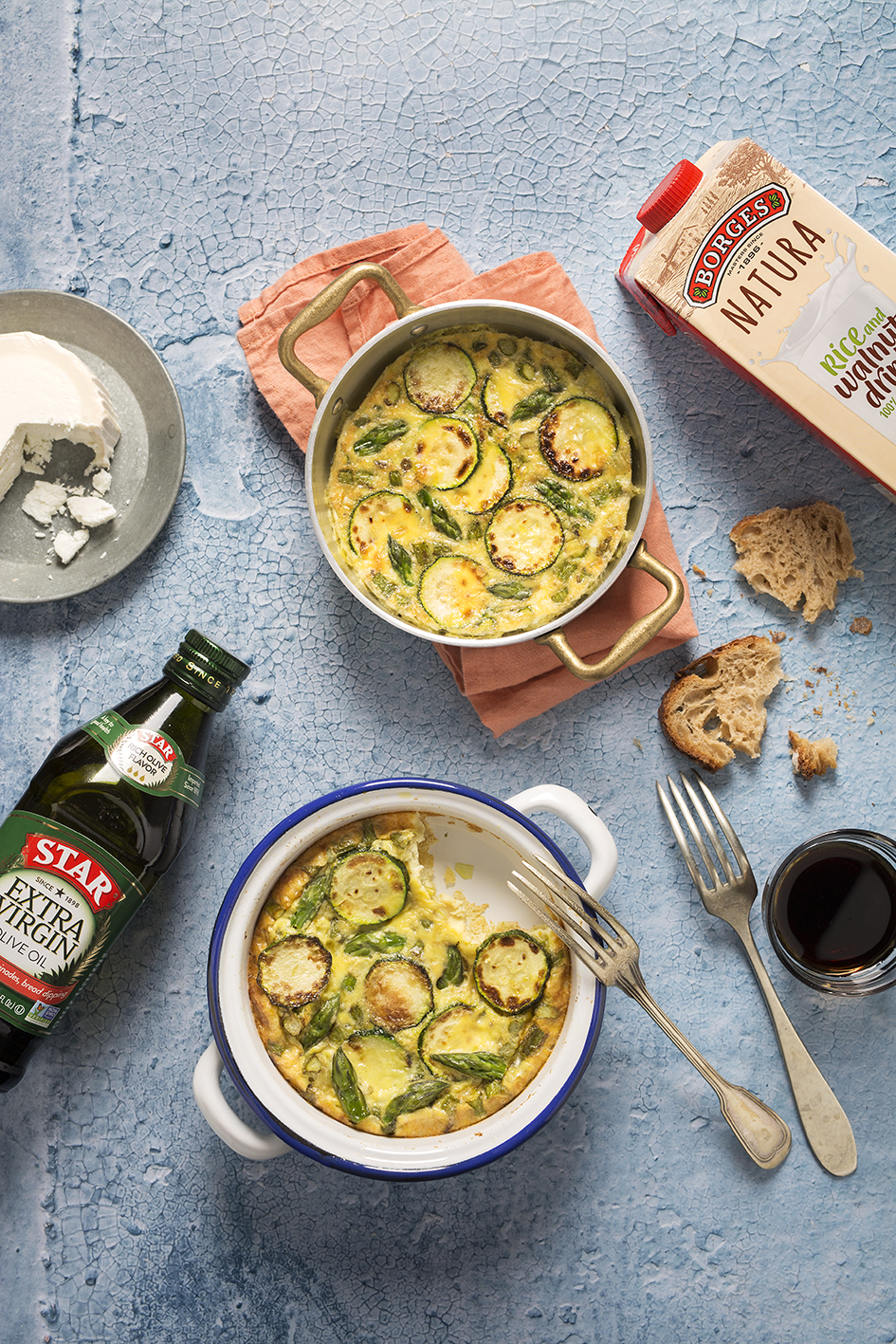 Baked Asparagus and Zucchini Frittata