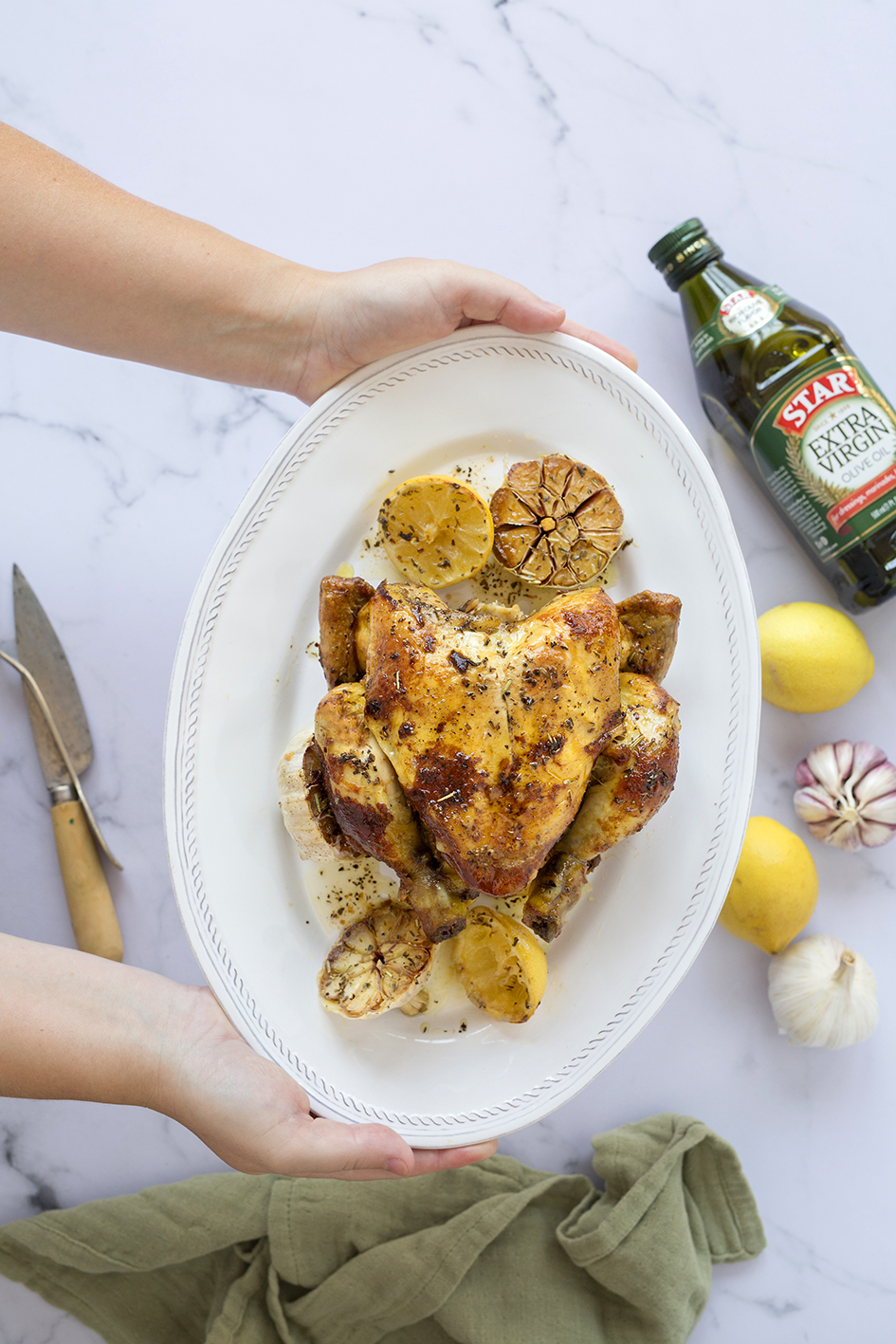 Simple roast chicken