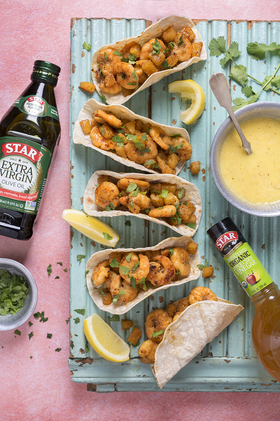 Pineapple and Shrimp Tacos