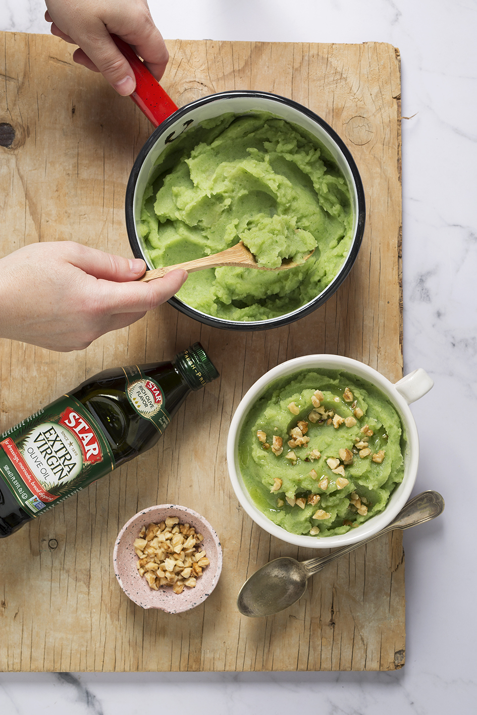 Watercress Mashed Potatoes