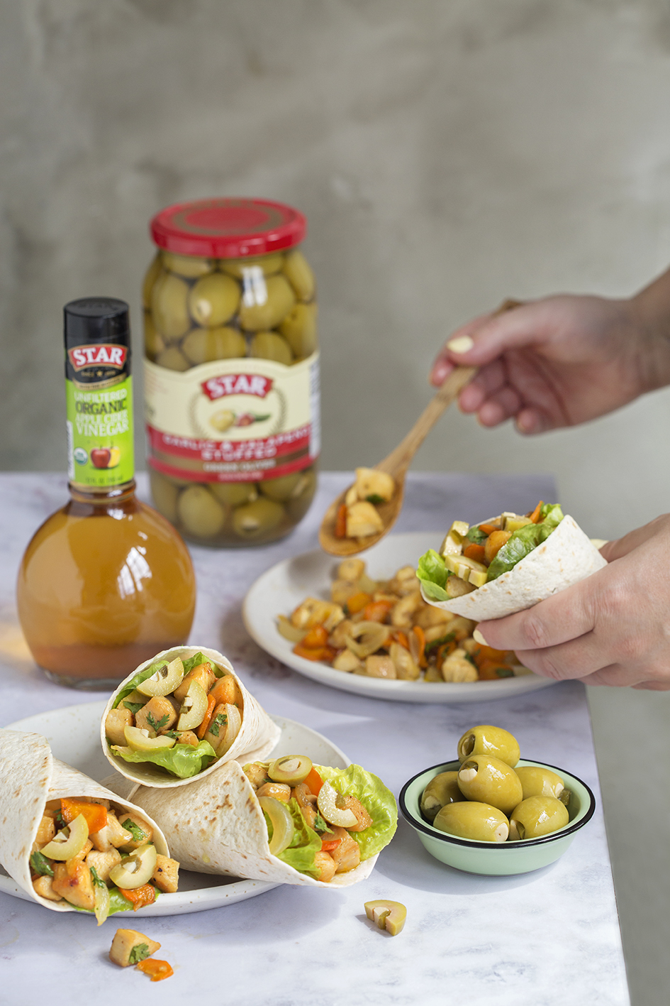 Chicken lettuce wraps