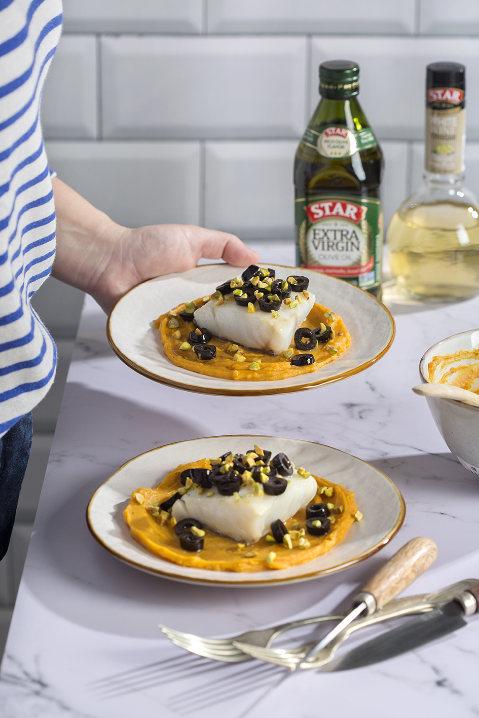 Cod with Sweet Potato