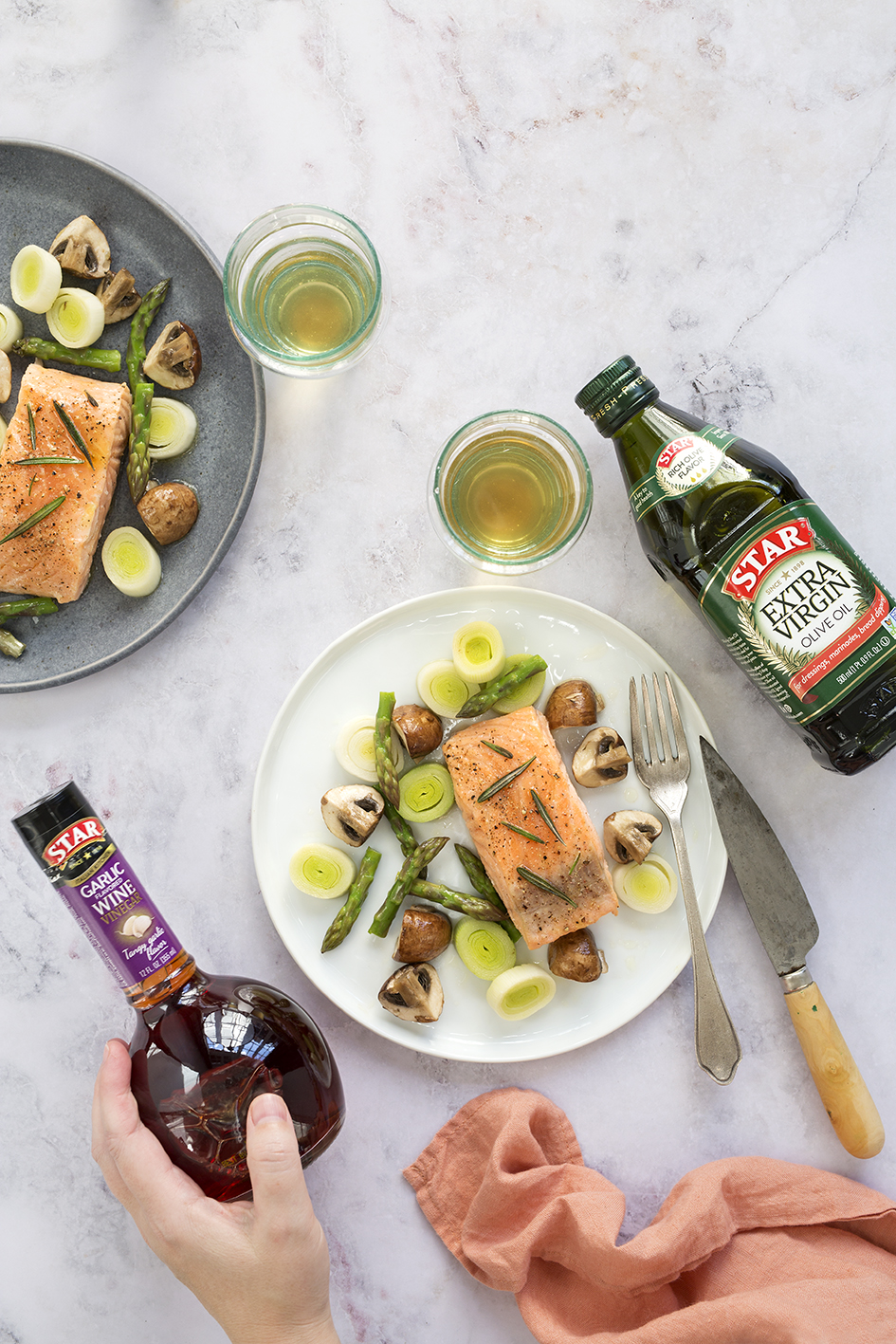 Salmon with Asparagus