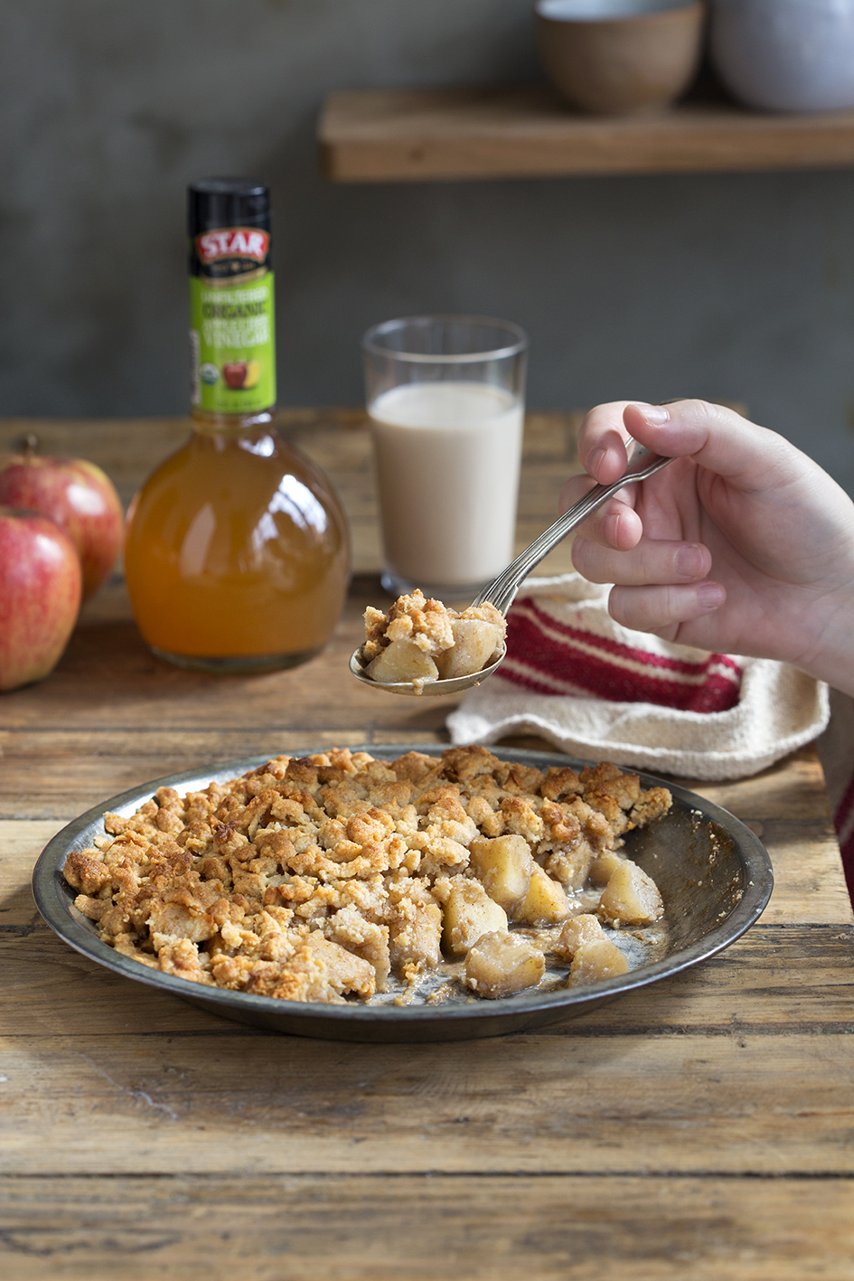 The Healthiest Apple Crumble