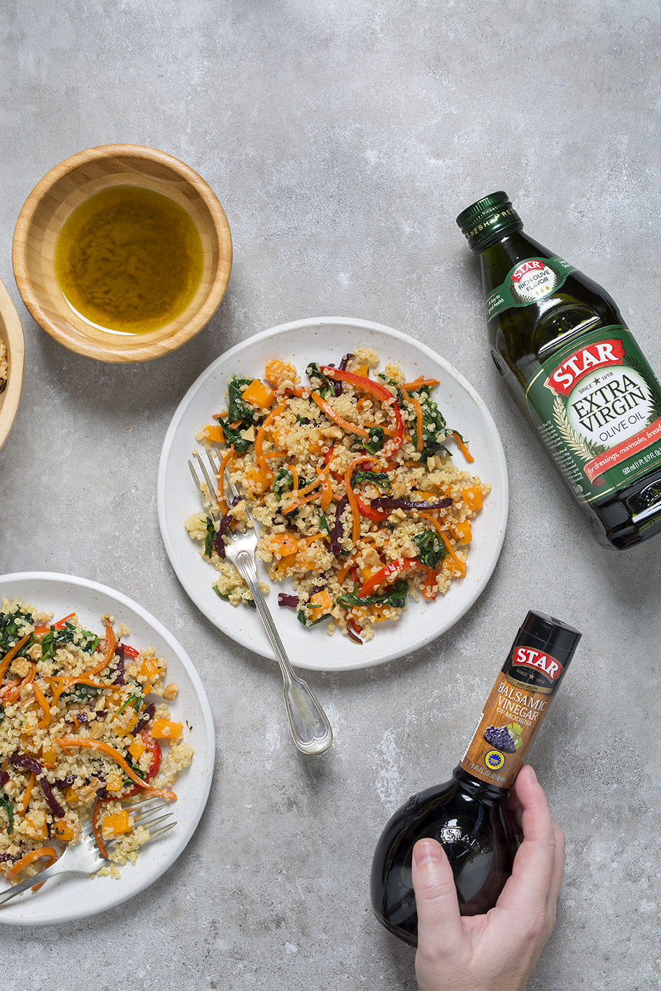 Roasted Vegetables with Quinoa