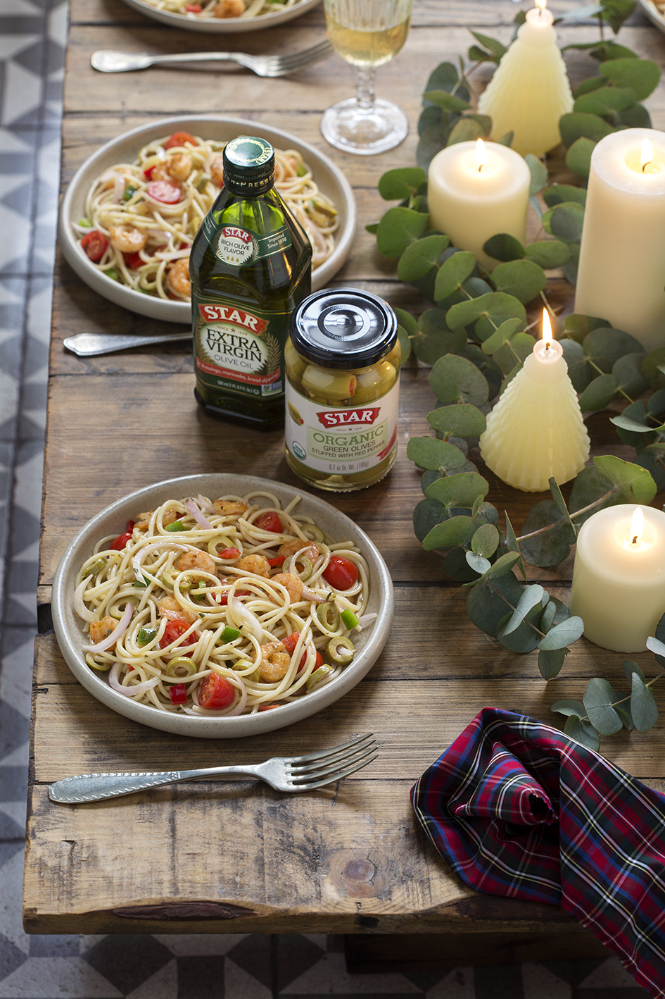 Christmas Eve Confetti Pasta Salad