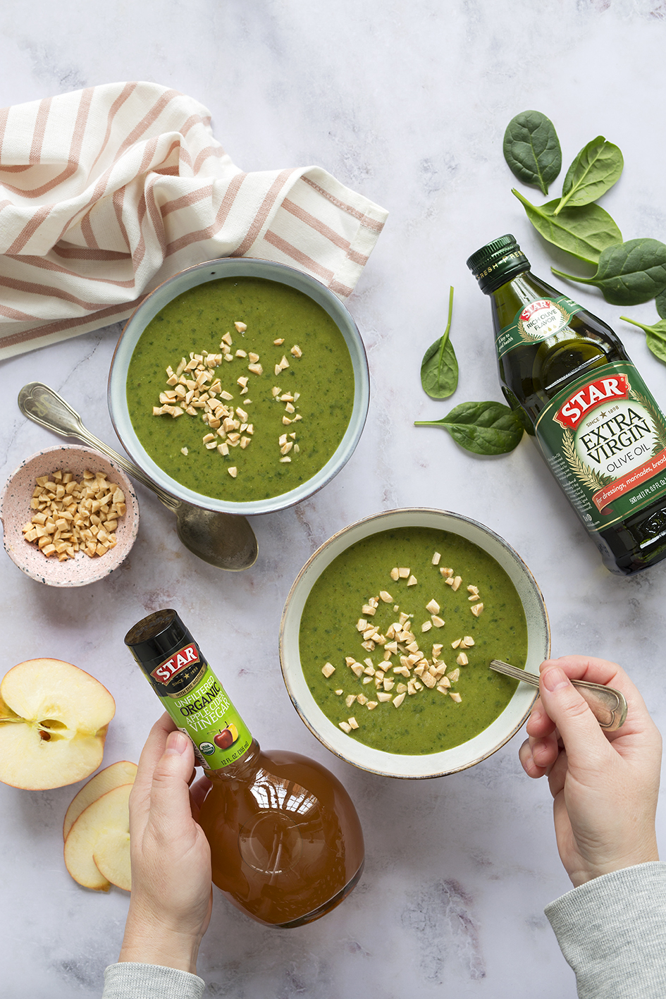 Light Spinach Purée