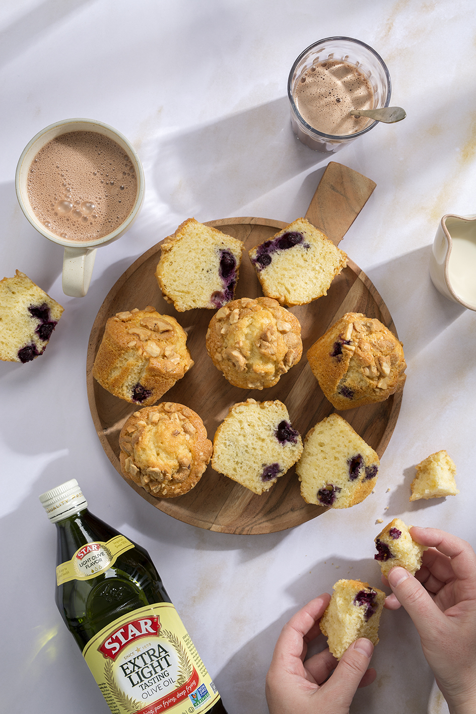 Blueberry Cashew Muffins