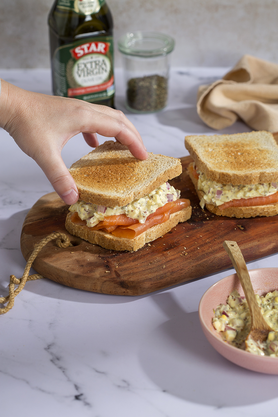 The Perfect Egg Salad Sandwich