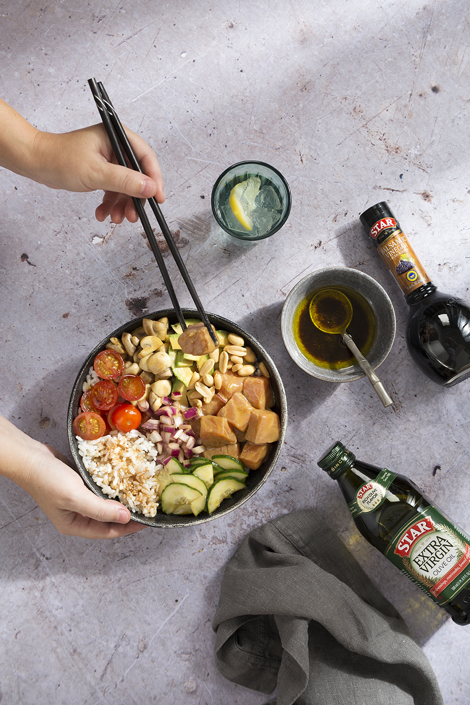 A super healthy Poke-bowl