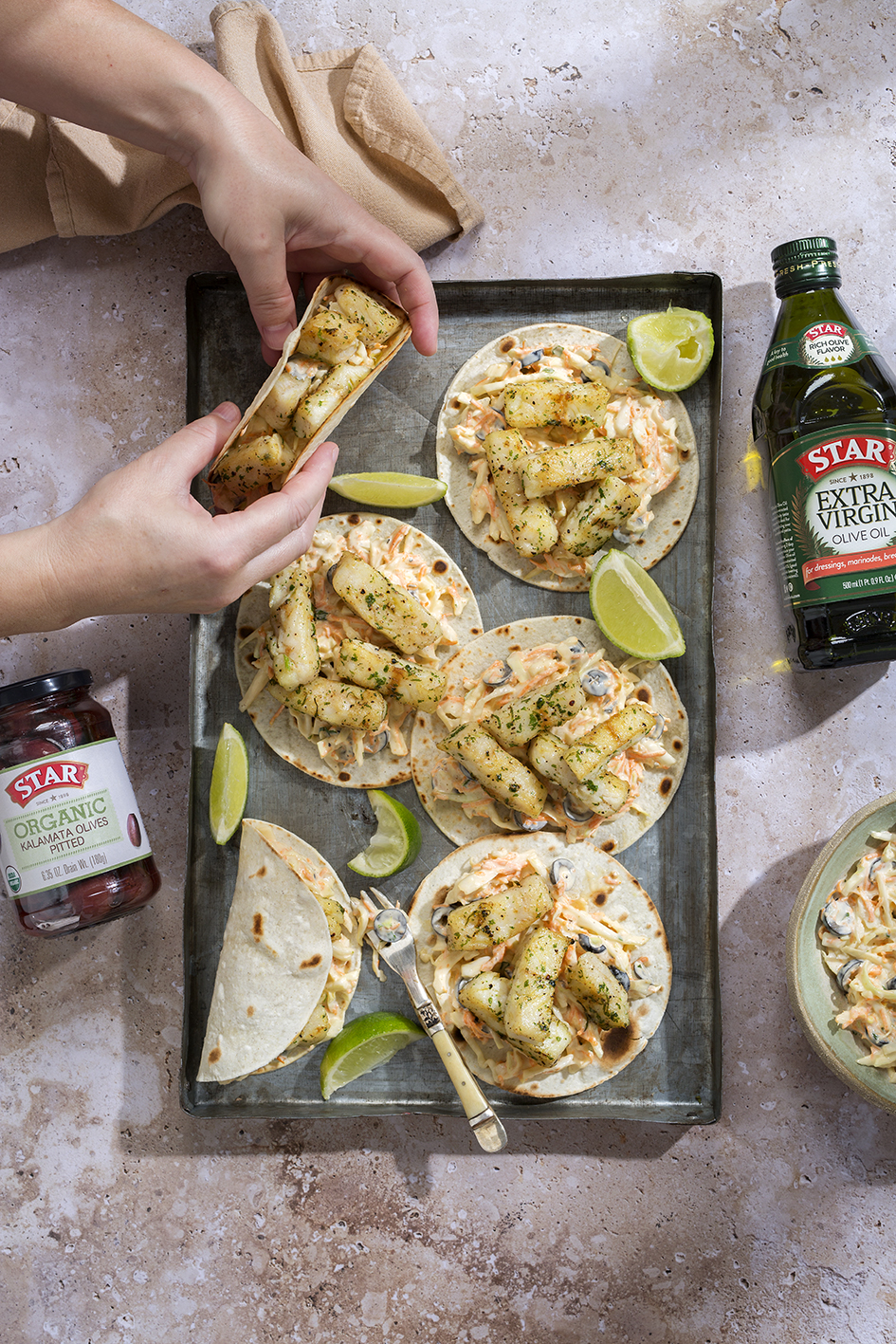 Grilled Fish Tacos with Coleslaw