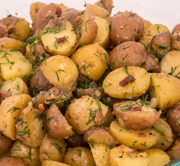 Red Potatoes with Bacon Bits