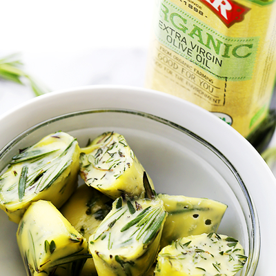 Preserved Fresh Herbs in Olive Oil