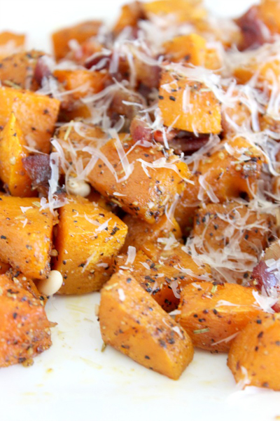 Savory Rosemary Roasted Butternut Squash