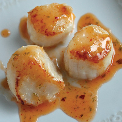 Seared Scallops with Citrus Vinaigrette