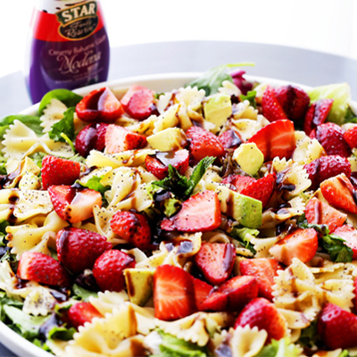Strawberry Avocado Pasta Salad