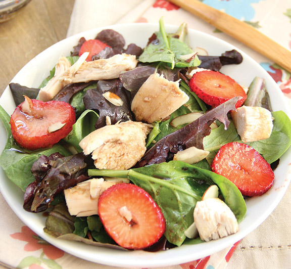 Strawberry Chicken Summer Salad