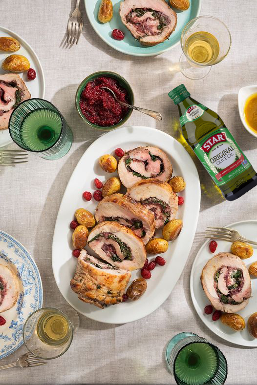 Stuffed pork tenderloin