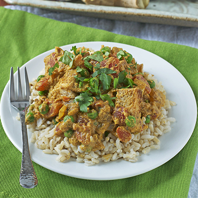 Creamy Tofu Tomato Curry