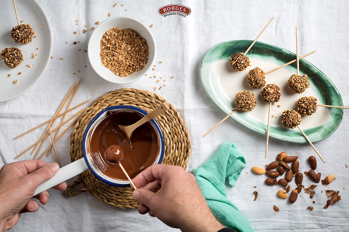 Romantic Coconut and Chocolate Balls