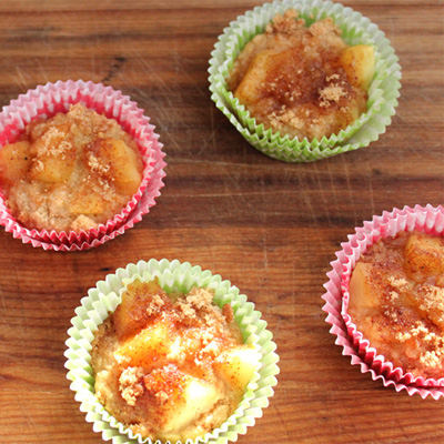 Gluten Free Apfelkuchen Muffins with Olive Oil